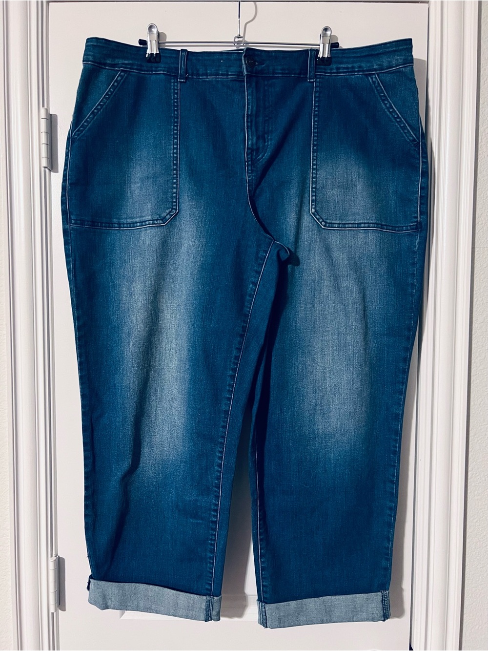 Cuffed Boyfriend Jeans